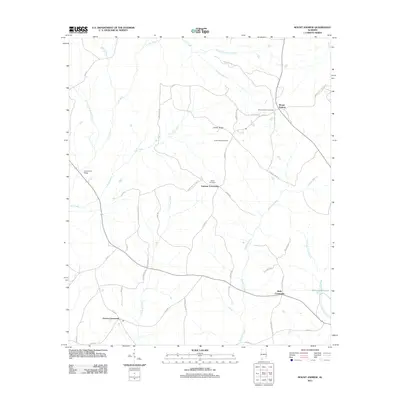 2011 Map of Mount Andrew, 2011 Print