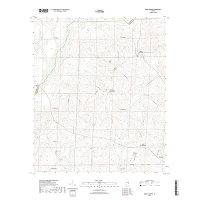 2018 Map of Mount Andrew, 2018 Print