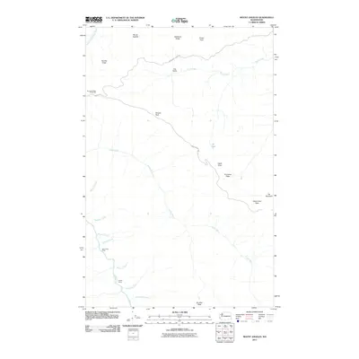2011 Map of Mount Angeles, 2011 Print