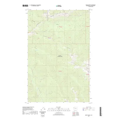 2020 Map of Mount Angeles, 2020 Print