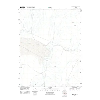 2011 Map of Mount Annie, 2011 Print