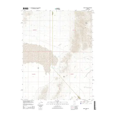 2014 Map of Mount Annie, 2014 Print