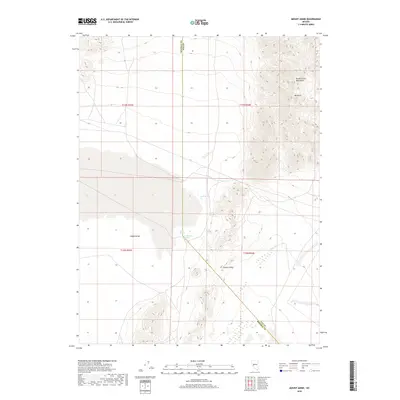2018 Map of Mount Annie, 2018 Print
