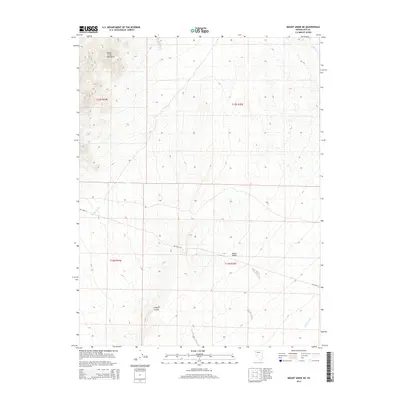 2014 Map of Mount Annie NE, 2014 Print