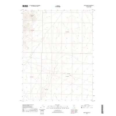2018 Map of Mount Annie NE, 2018 Print
