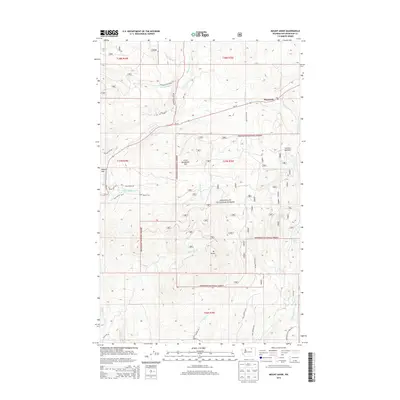 2014 Map of Mount Annie, 2014 Print