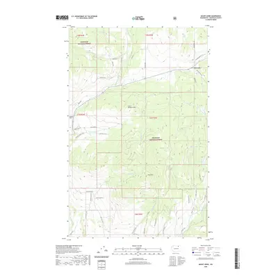 2020 Map of Mount Annie, 2020 Print