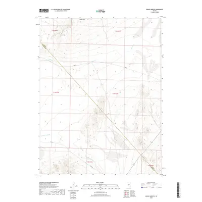 2018 Map of Mount Annie SE, 2018 Print