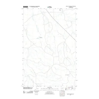 2011 Map of Mount Antelope, 2011 Print