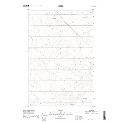 2020 Map of Mount Antelope, 2020 Print