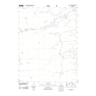 2011 Map of Mount Antero, 2011 Print