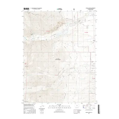 2016 Map of Mount Antero, 2016 Print