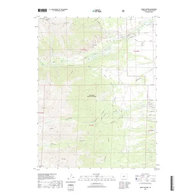 2019 Map of Mount Antero, 2019 Print