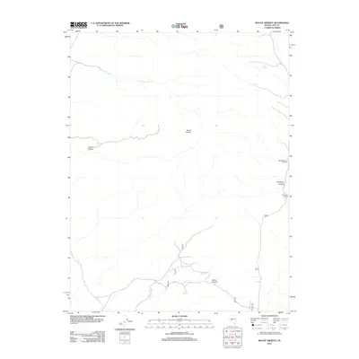 2011 Map of Mount Ardivey, 2011 Print