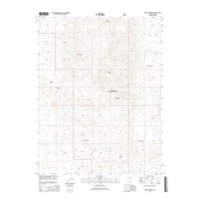 2014 Map of Mount Ardivey, 2014 Print