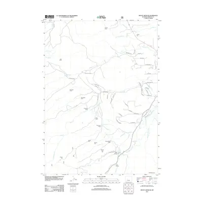 2012 Map of Mount Arter SE, 2012 Print