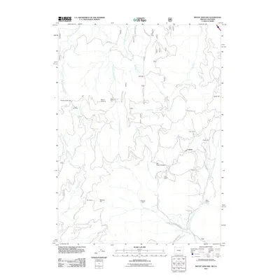 2011 Map of Mount Ashland, 2011 Print