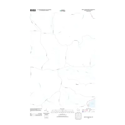 2013 Map of Mount Ashwabay, 2013 Print
