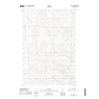 2018 Map of Mount Ashwabay, 2018 Print