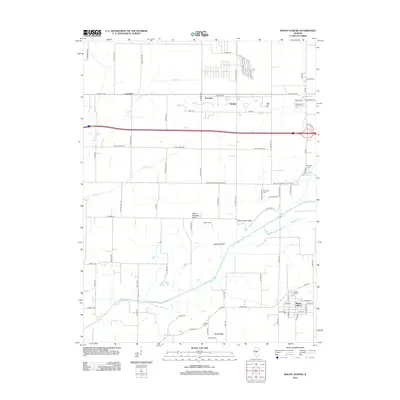 2012 Map of Mount Auburn, 2012 Print
