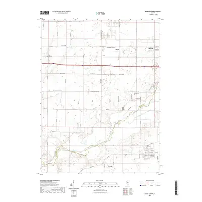 2021 Map of Mount Auburn, 2021 Print