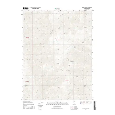 2014 Map of Mount Augusta, 2014 Print