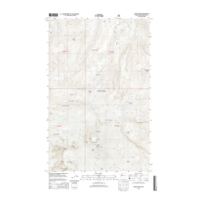 2014 Map of Mount Baker, 2014 Print