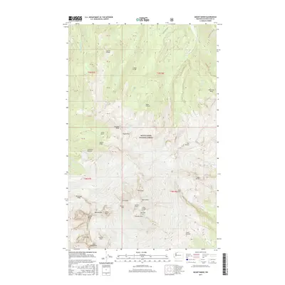 2017 Map of Mount Baker, 2017 Print
