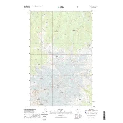 2020 Map of Mount Baker, 2020 Print