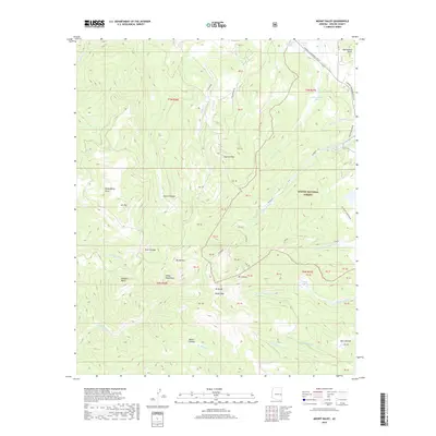 2018 Map of Mount Baldy, 2018 Print