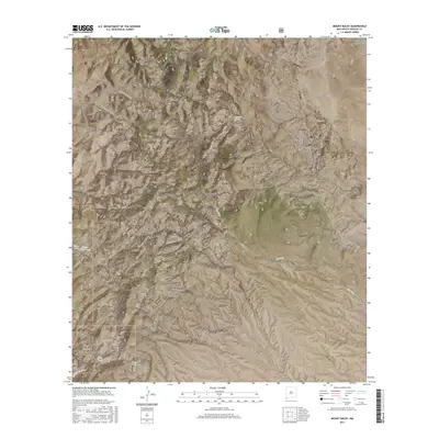 2017 Map of Mount Baldy, 2017 Print