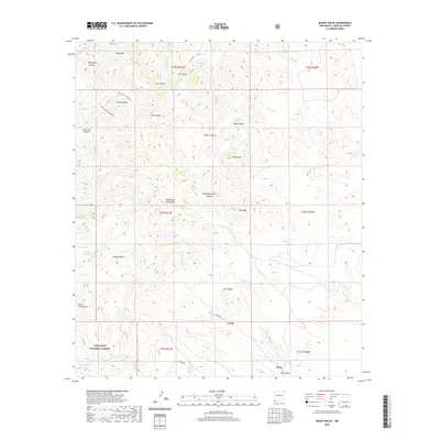 2020 Map of Mount Baldy, 2020 Print