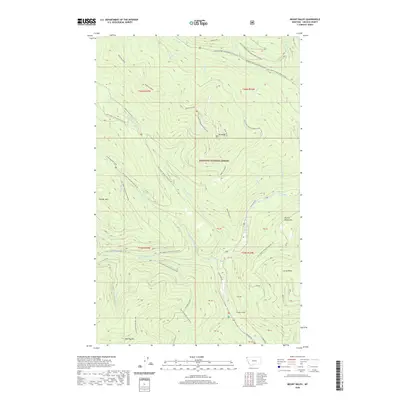 2020 Map of Mount Baldy, 2020 Print