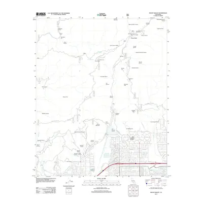 2012 Map of Mount Baldy, 2012 Print