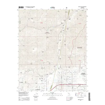 2015 Map of Mount Baldy, 2015 Print