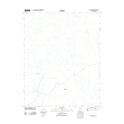 2011 Map of Mount Bangs, 2011 Print