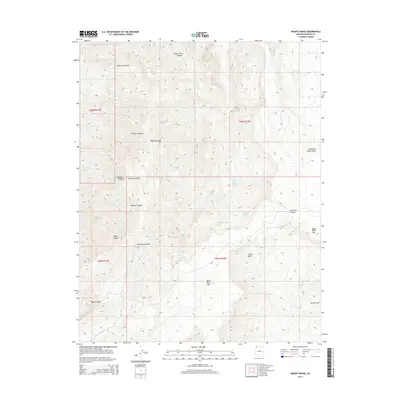 2014 Map of Mount Bangs, 2014 Print
