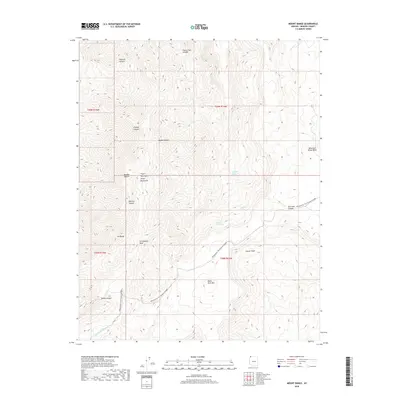 2018 Map of Mount Bangs, 2018 Print