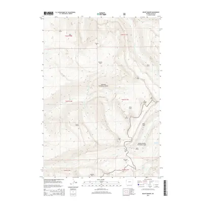 2015 Map of Mount Bannon, 2015 Print