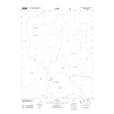 2012 Map of Mount Barcroft, 2012 Print