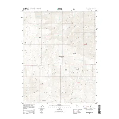 2015 Map of Mount Barcroft, 2015 Print