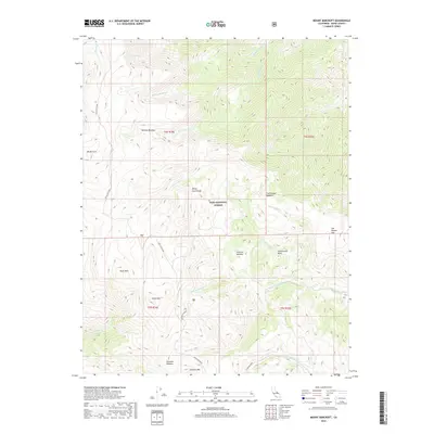 2018 Map of Mount Barcroft, 2018 Print