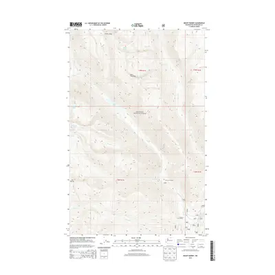 2014 Map of Mount Barney, 2014 Print