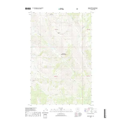 2020 Map of Mount Barney, 2020 Print