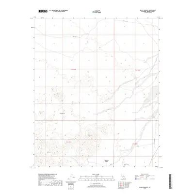 2018 Map of Mount Barrow, 2018 Print
