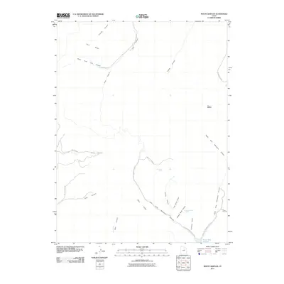 2011 Map of Mount Bartles, 2011 Print