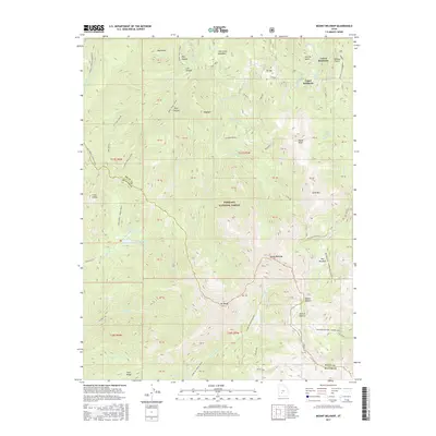 2017 Map of Mount Belknap, 2017 Print