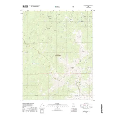 2020 Map of Mount Belknap, 2020 Print
