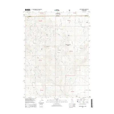 2015 Map of Mount Bidwell, 2015 Print