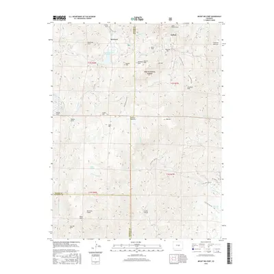 2016 Map of Mount Big Chief, 2016 Print